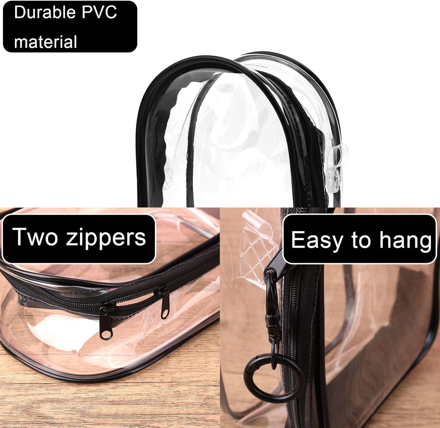 Clear Transparent Mini Doll Carrier Bag with Adjustable Strap - Cute Crossbody Purse for Small Toys & Collectibles