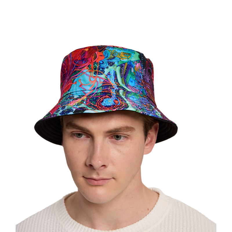 Creative Print Bucket Hats - Artistic & Quirky Design Collection