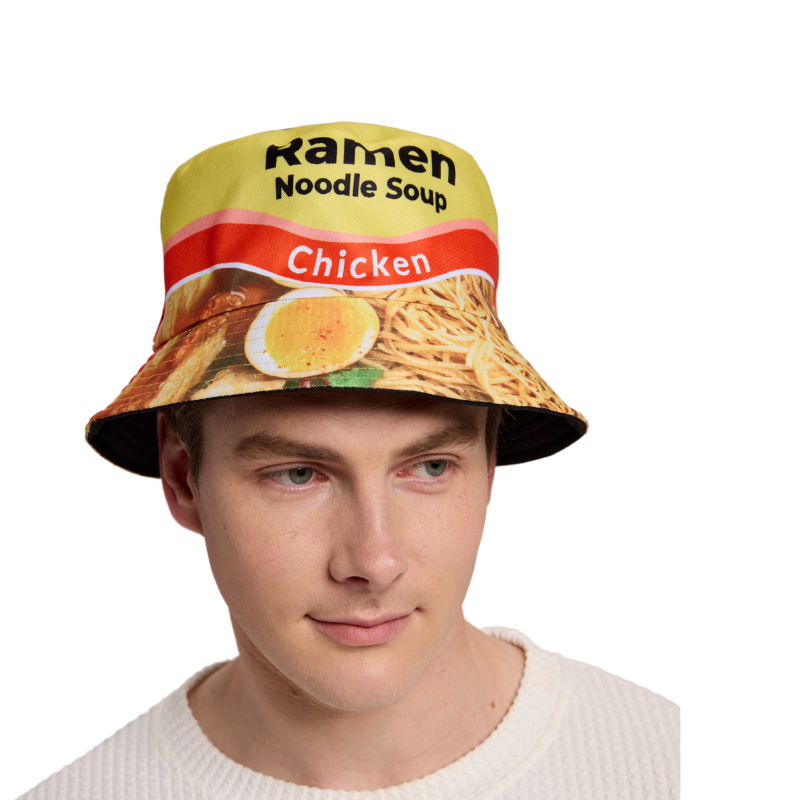 Creative Print Bucket Hats - Artistic & Quirky Design Collection