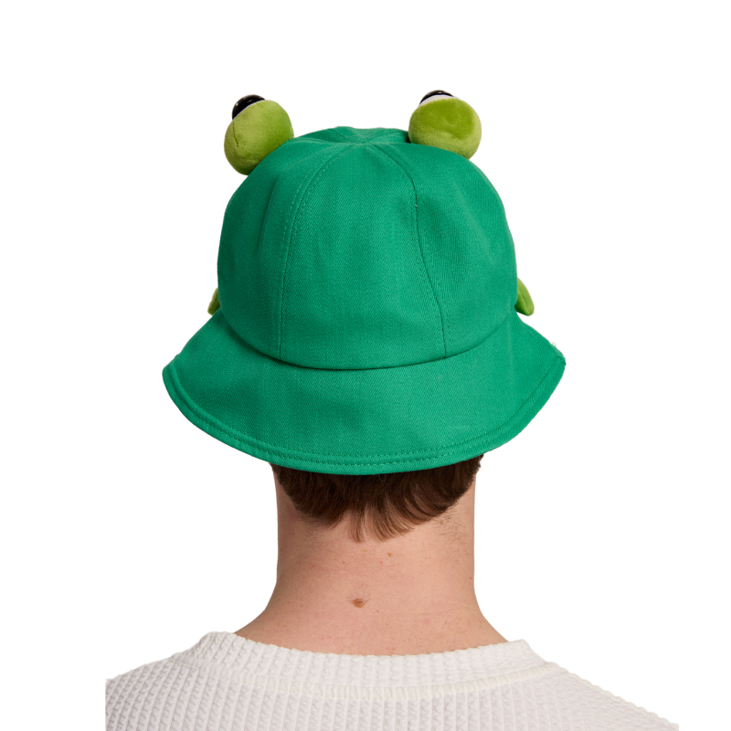 Adorable 3D Animal Bucket Hats - Kawaii Capybara & Frog Characters