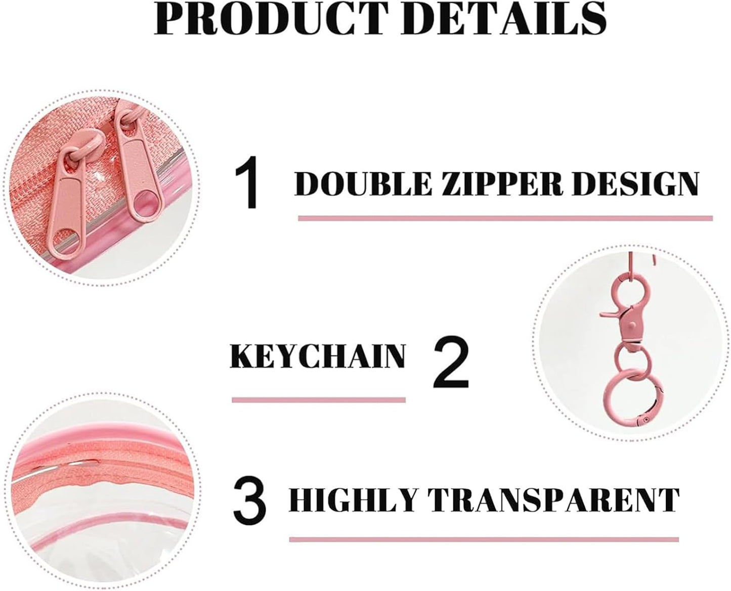 Clear Transparent Mini Doll Carrier Bag with Adjustable Strap - Cute Crossbody Purse for Small Toys & Collectibles