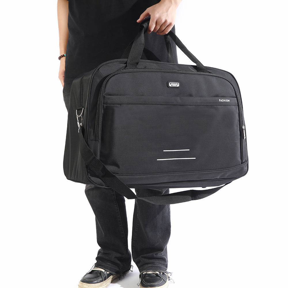 Fashion Travel Duffel Bag - Large Capacity Weekend Gym Bag with Multiple Compartments & Adjustable Strap