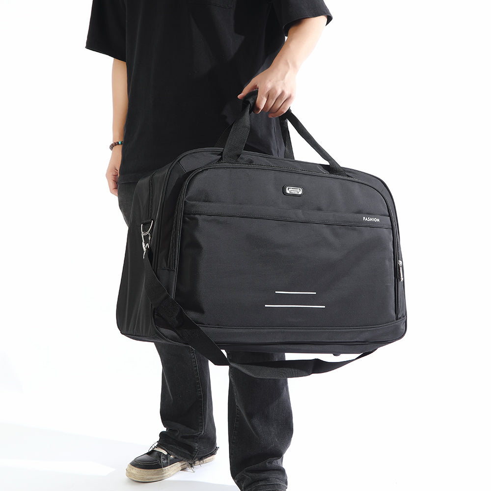 Fashion Travel Duffel Bag - Large Capacity Weekend Gym Bag with Multiple Compartments & Adjustable Strap