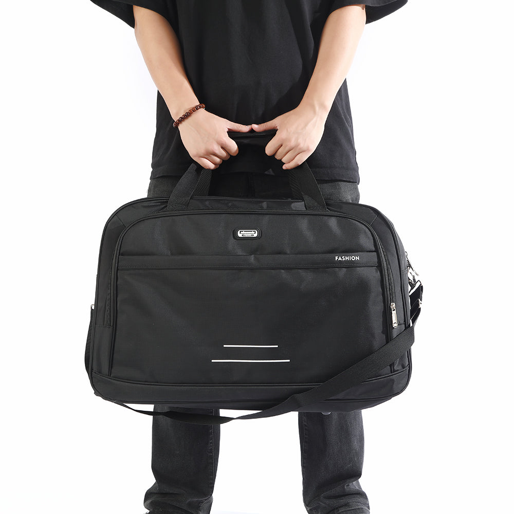 Fashion Travel Duffel Bag - Large Capacity Weekend Gym Bag with Multiple Compartments & Adjustable Strap