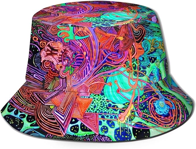 Creative Print Bucket Hats - Artistic & Quirky Design Collection
