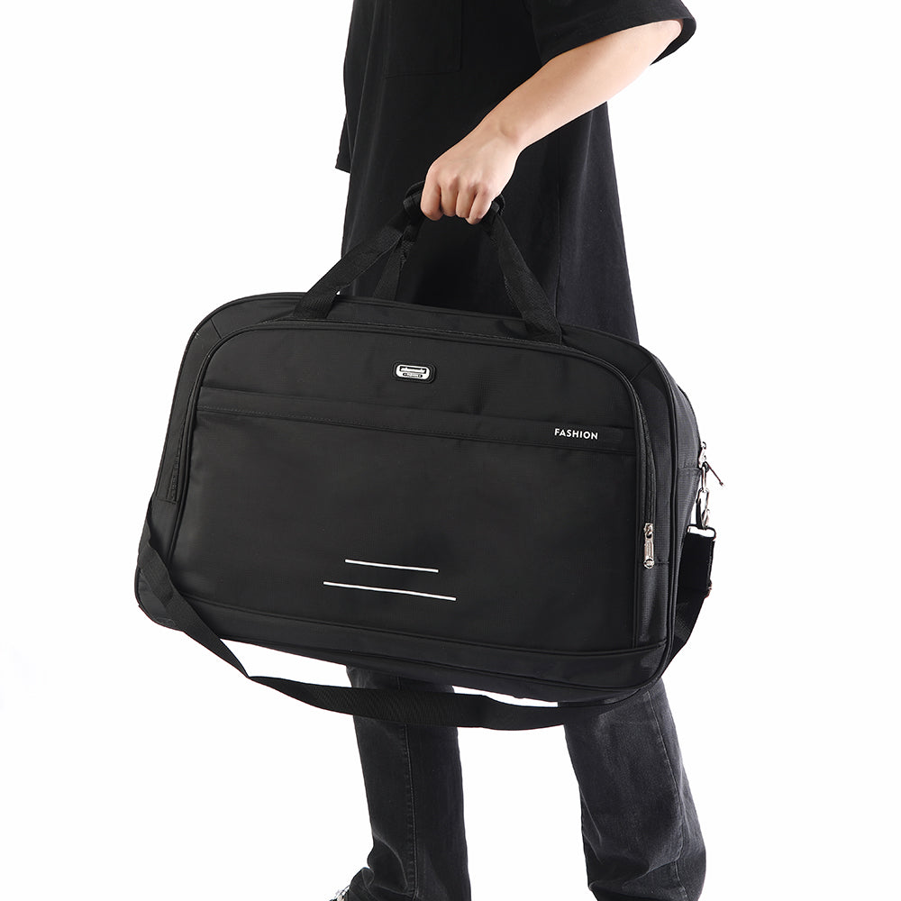 Fashion Travel Duffel Bag - Large Capacity Weekend Gym Bag with Multiple Compartments & Adjustable Strap