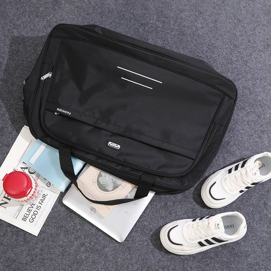 Fashion Travel Duffel Bag - Large Capacity Weekend Gym Bag with Multiple Compartments & Adjustable Strap